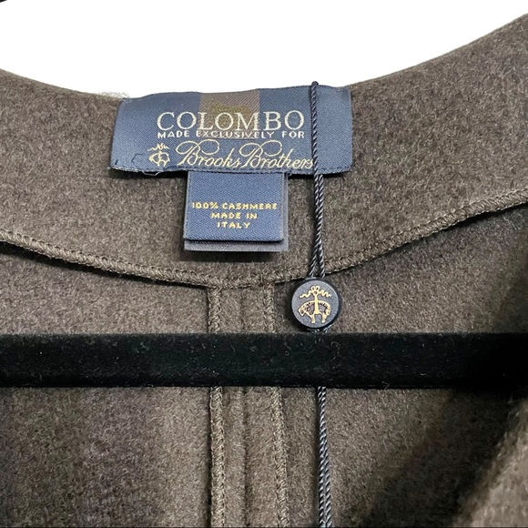 Colombo Made Exclusively for Brooks Brothers 100% Cashmere Women’s Poncho - Picture 4 of 4